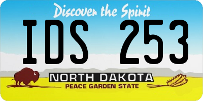 ND license plate IDS253