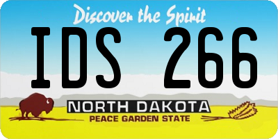 ND license plate IDS266