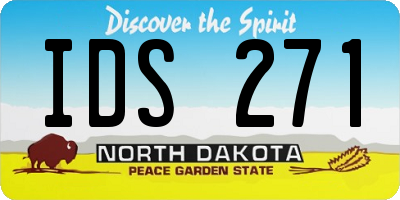 ND license plate IDS271