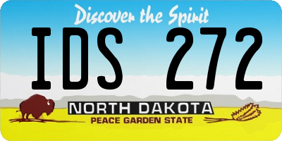 ND license plate IDS272