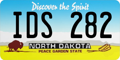 ND license plate IDS282
