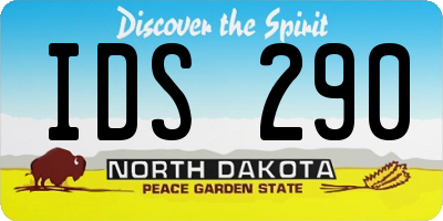 ND license plate IDS290