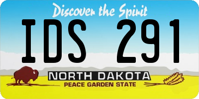 ND license plate IDS291
