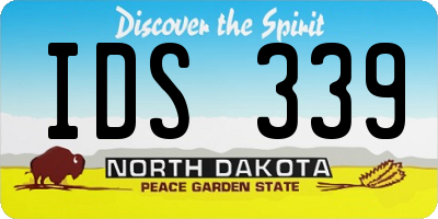 ND license plate IDS339