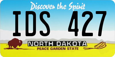 ND license plate IDS427