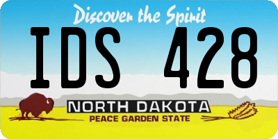 ND license plate IDS428