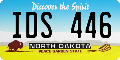 ND license plate IDS446