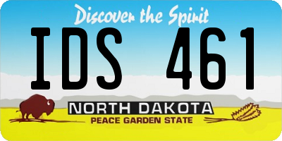 ND license plate IDS461