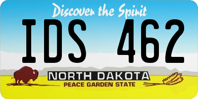 ND license plate IDS462