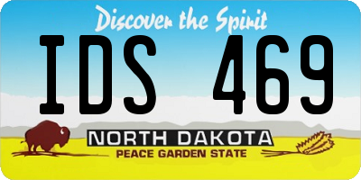 ND license plate IDS469