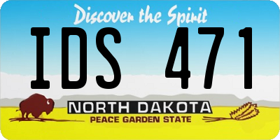 ND license plate IDS471