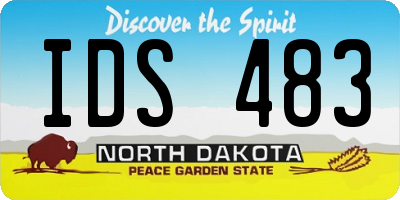 ND license plate IDS483