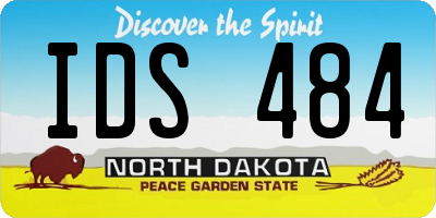 ND license plate IDS484