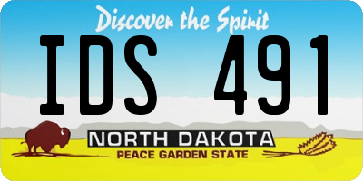 ND license plate IDS491