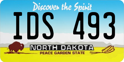 ND license plate IDS493