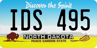 ND license plate IDS495