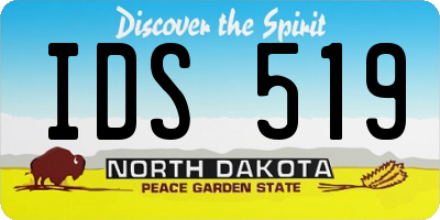 ND license plate IDS519