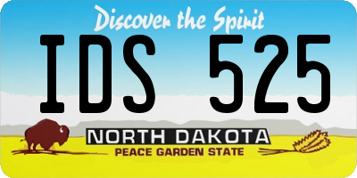 ND license plate IDS525