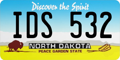 ND license plate IDS532