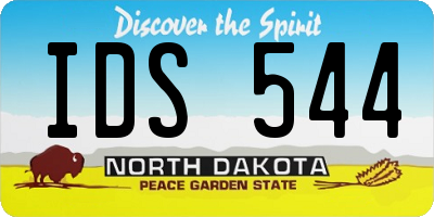 ND license plate IDS544