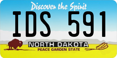 ND license plate IDS591