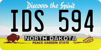ND license plate IDS594