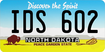 ND license plate IDS602