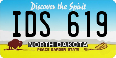 ND license plate IDS619