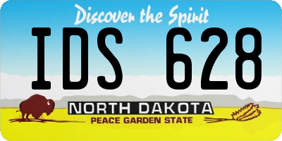 ND license plate IDS628