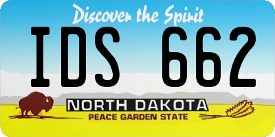 ND license plate IDS662