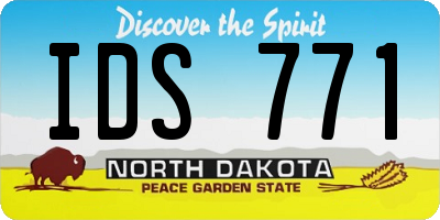 ND license plate IDS771