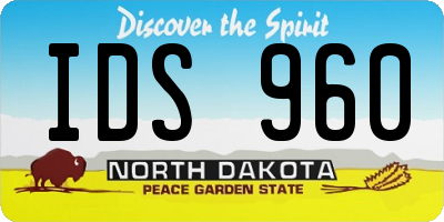 ND license plate IDS960