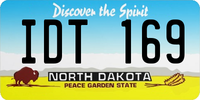 ND license plate IDT169