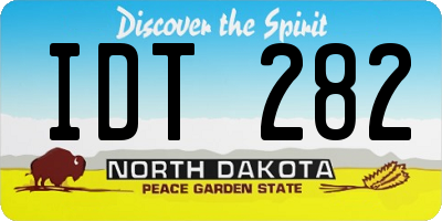 ND license plate IDT282