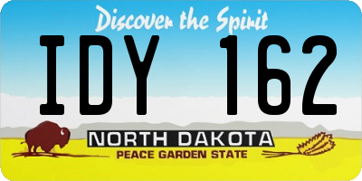 ND license plate IDY162