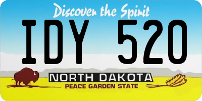 ND license plate IDY520