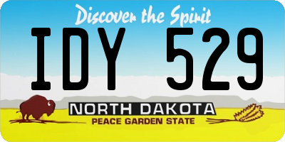 ND license plate IDY529