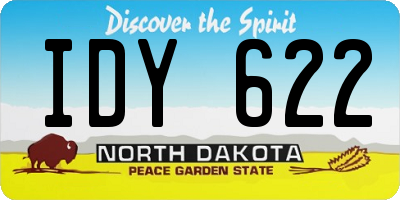 ND license plate IDY622