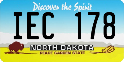 ND license plate IEC178