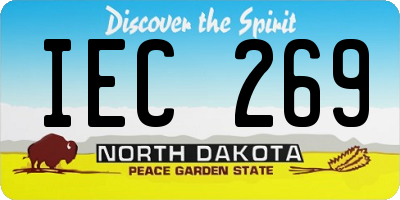 ND license plate IEC269