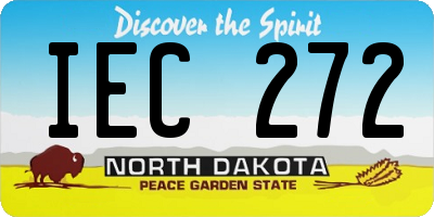 ND license plate IEC272