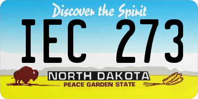 ND license plate IEC273