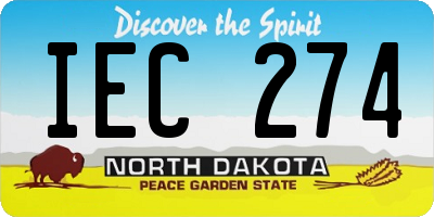 ND license plate IEC274