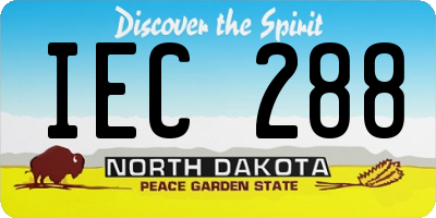 ND license plate IEC288