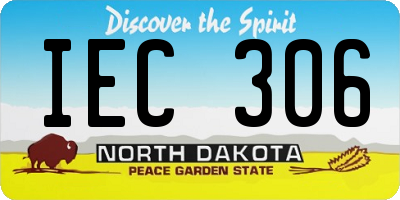 ND license plate IEC306