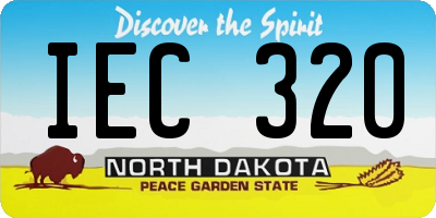 ND license plate IEC320