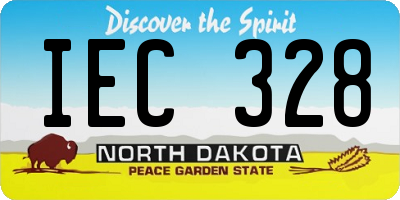 ND license plate IEC328