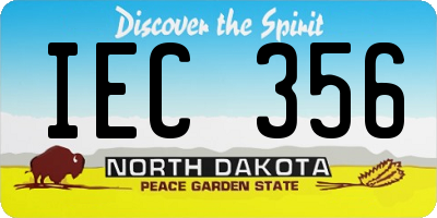 ND license plate IEC356