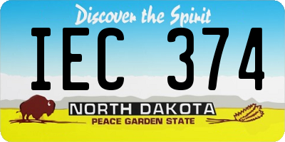 ND license plate IEC374