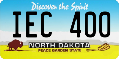 ND license plate IEC400